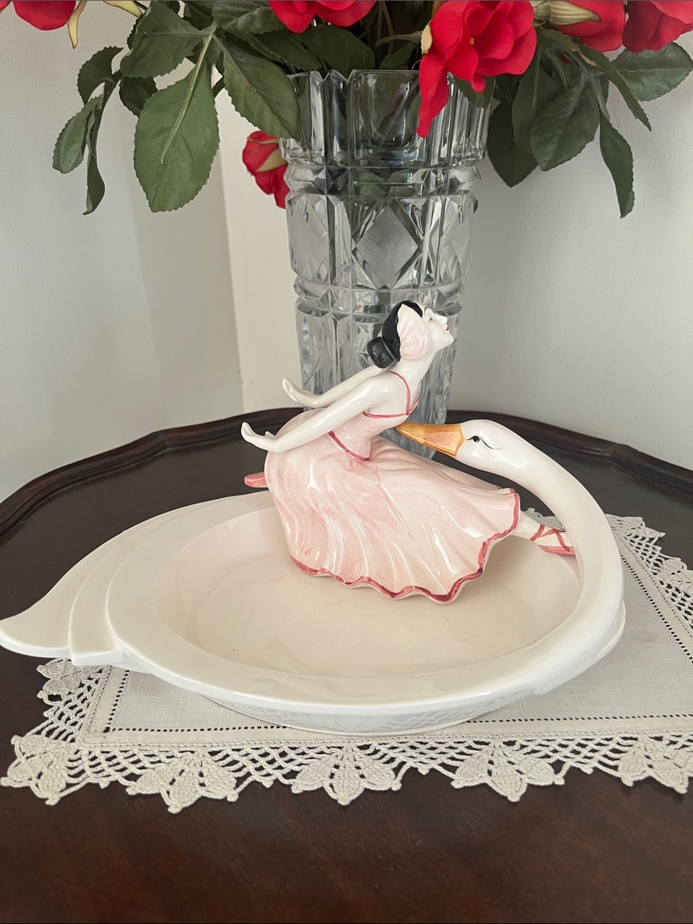 Taste Setter by Sigma vintage ballerina candy/trinket dish.